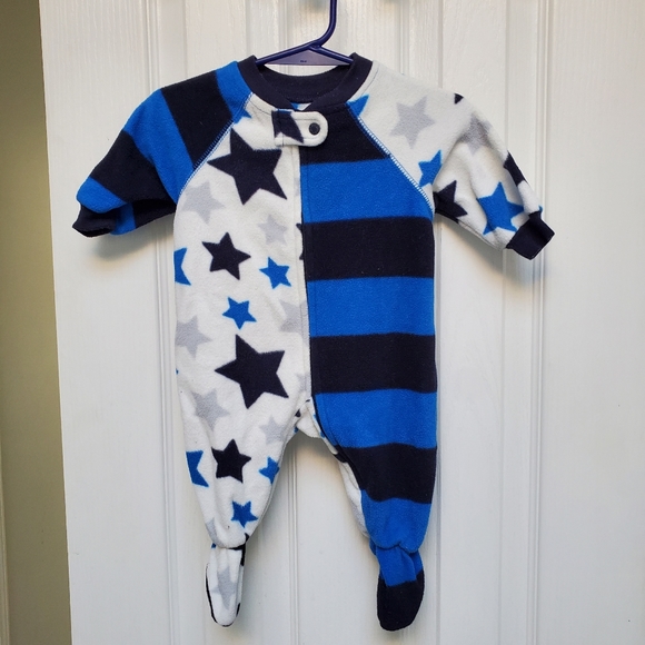 The Children's Place Baby Boy Stars and Stripes Footsie - size 0-3 months - Picture 1 of 2